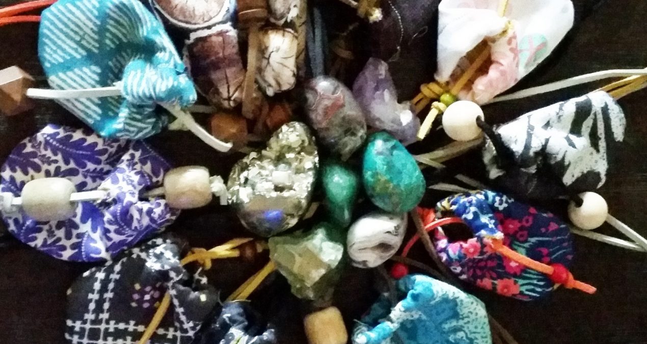 Handstitched Material Medicine Bags | Mojo Drawstring Pocket Size | Crystal and Herb Travel Safe | Shaman Tools | Coin Pouch | Jewelry