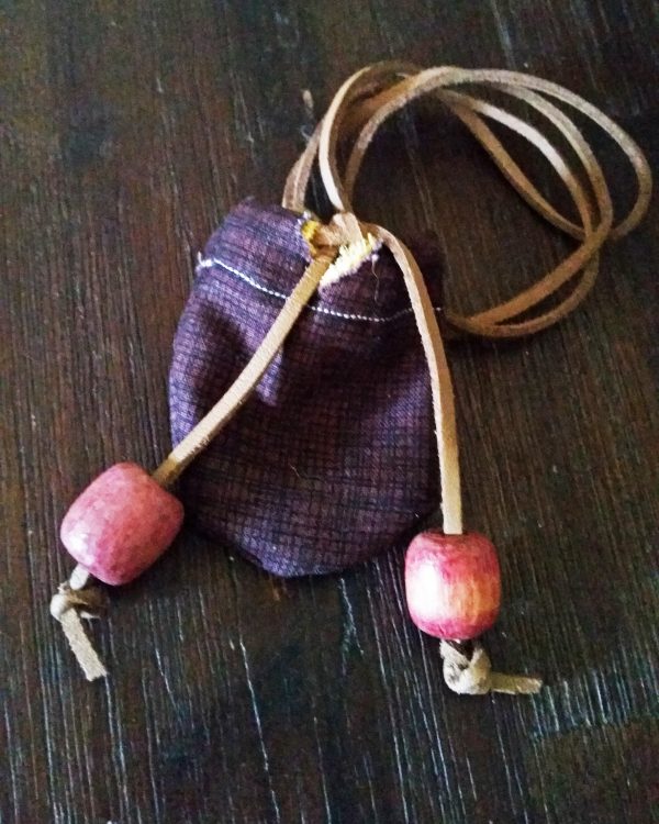 Handstitched Material Medicine Bags | Mojo Drawstring Pocket Size | Crystal and Herb Travel Safe | Shaman Tools | Coin Pouch | Jewelry - Image 9