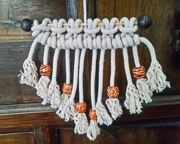 Tribal Inspired Small Macramé Hanger