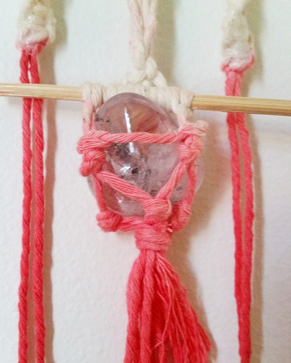 Tibetan Quartz Fire Macrame - Image 5