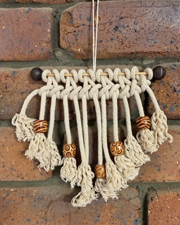 Tribal Inspired Small Macramé Hanger - Image 3