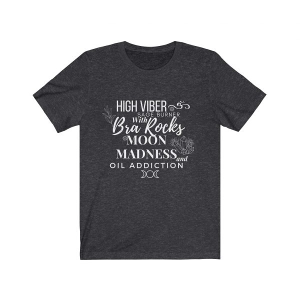 High Viber Short Sleeve Tee | Spiritual Design Unisex T-shirt | Gifts for Energy Healers | Meditation Apparel | Yoga Top | Witchy Clothes - Image 5