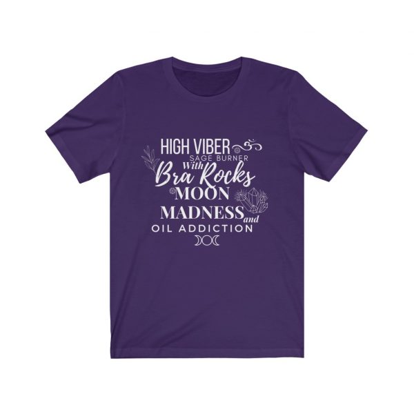 High Viber Short Sleeve Tee | Spiritual Design Unisex T-shirt | Gifts for Energy Healers | Meditation Apparel | Yoga Top | Witchy Clothes - Image 11