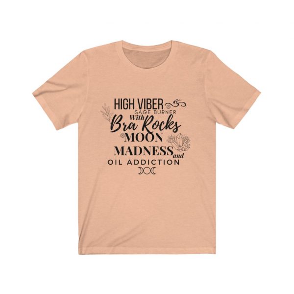 High Viber Short Sleeve Tee | Spiritual Design Unisex T-shirt | Gifts for Energy Healers | Meditation Apparel | Yoga Top | Witchy Clothes - Image 7