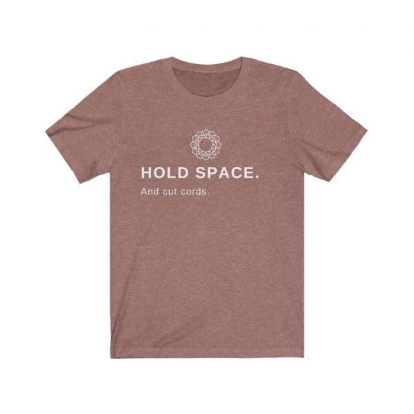 Hold Space Short Sleeve Tee | Spiritual Design Unisex T-shirt | Gifts for Energy Healers | Meditation Apparel | Yoga Top | Witchy Clothes - Image 3