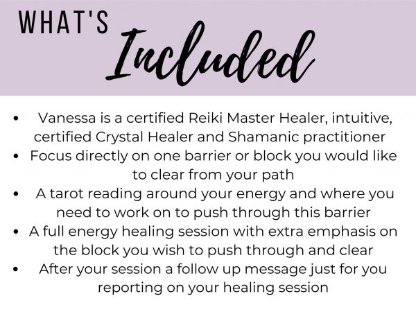 Barrier Breakthrough Tarot & Healing Packages | Reiki Full Body Healing - Image 3