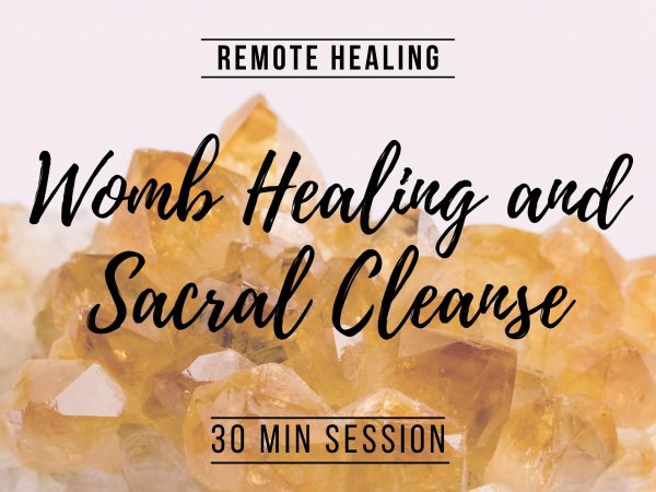 womb healing and sacral cleanse