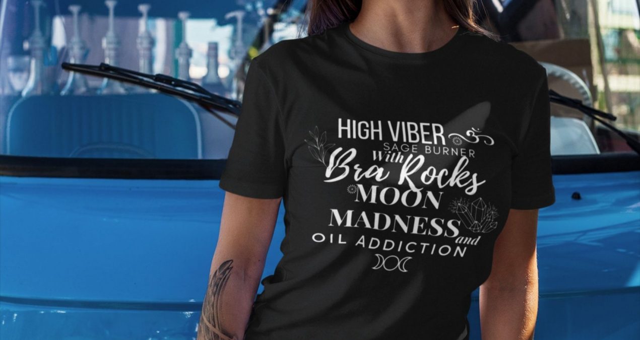 High Viber Short Sleeve Tee | Spiritual Design Unisex T-shirt | Gifts for Energy Healers | Meditation Apparel | Yoga Top | Witchy Clothes