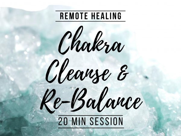 Chakra Cleanse & Re-Balance Energy Session | Reiki Healing