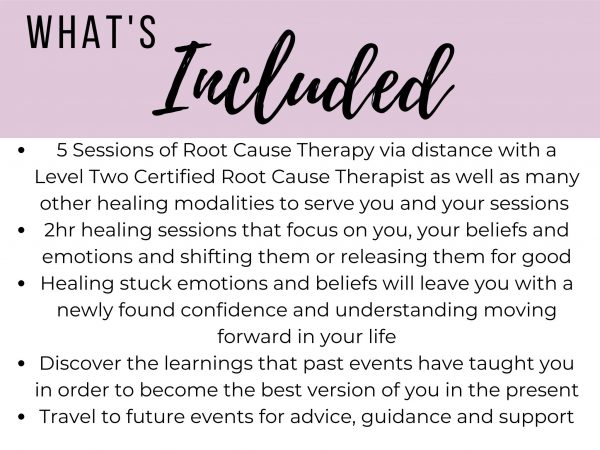 Root Cause Therapy Package | 5 Sessions - Mental Health | Limiting Beliefs | Trapped Emotions | Addictions - Image 3