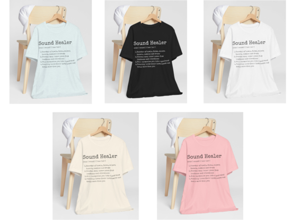 Sound Healer Definition Tee, Motivational Spiritual T-shirt, Women's Inspirational Top, Self Love T Shirt, Comfy Yoga Funny Saying Tshirt - Image 7