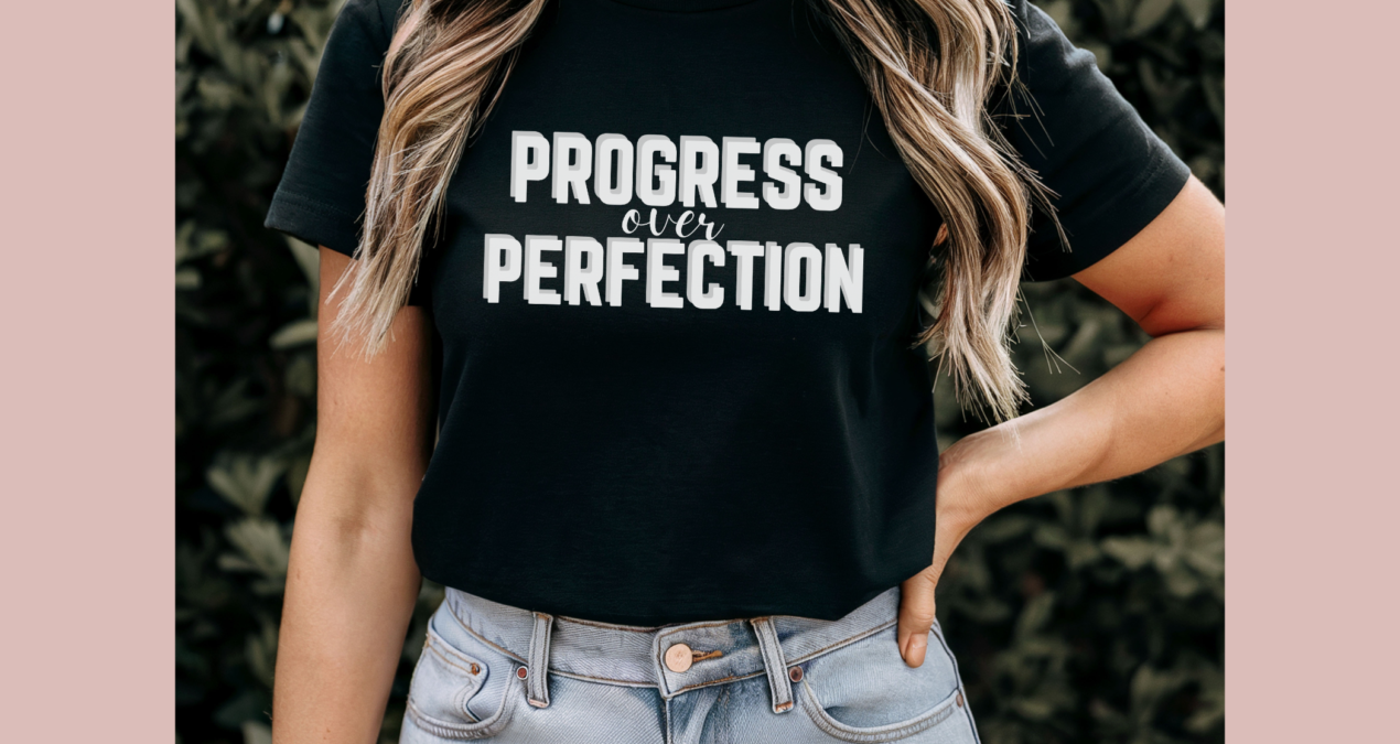 Empowerment T-Shirt, Feminist Tee, Motivational Shirt, Unisex Jersey, Progress Over Perfection