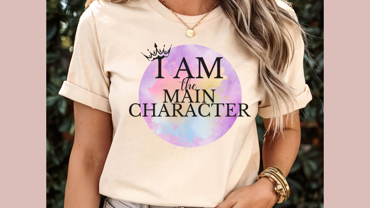 Empowerment Tee, I Am The Main Character, Motivational Slogan T-shirt, Women’s Inspirational Top, Queen Shirt, Unisex Jersey Short Sleeve T
